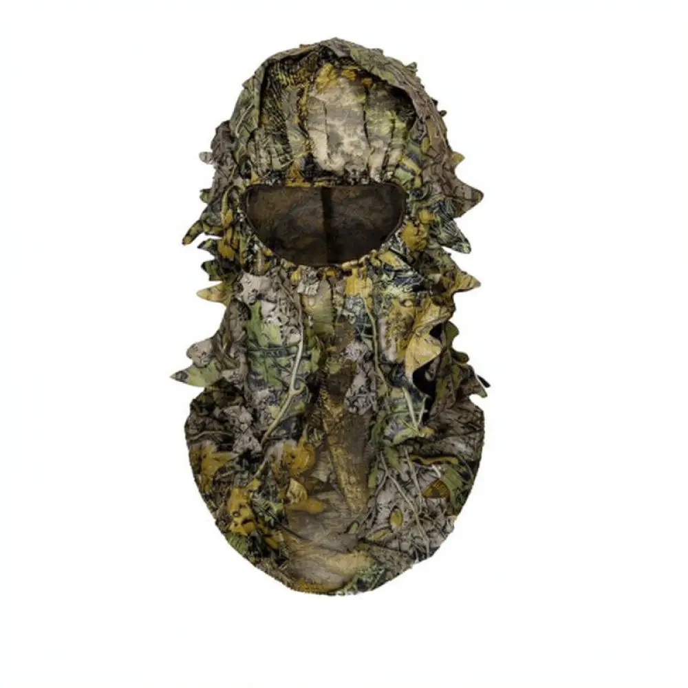 Outdoor 3D Leafy Ghillie Cloak Breathable Camo Suit For Hunting Birding Wildlife Photography Tactical Field Apparel