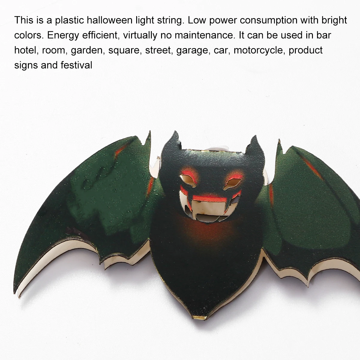 

Bat Lighting Halloween Lights Courtyard Decoration Parties Ornament Plastic Festival Ornaments Creative