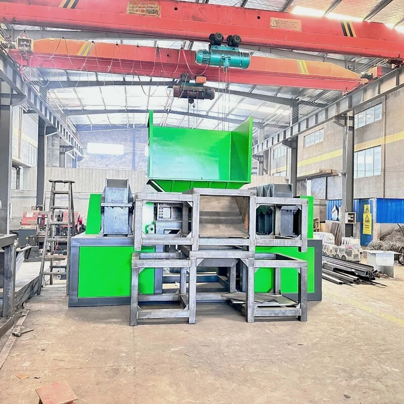 ماكينة تقطيع صناعية موديل 1200 للإطارات البلاستيكية والمطاط والأكياس الكبيرة المنسوجة والخردة المعدنية ومعالجة تقطيع الخشب