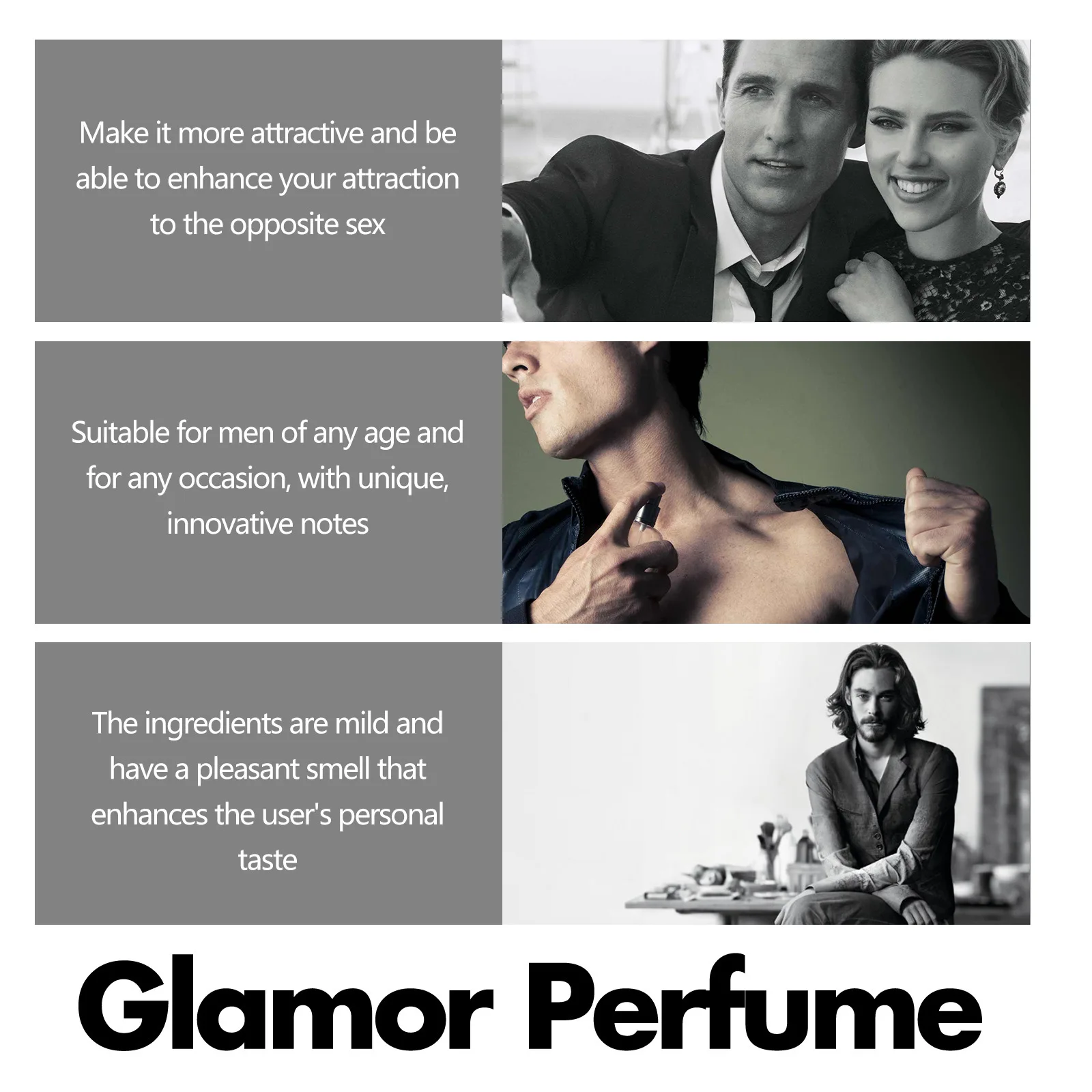 Perfume atractivo para Hombre, feromonas, fragancia de larga duración, Perfume Natural para citas, fragancia ligera elegante, Perfume Glamour