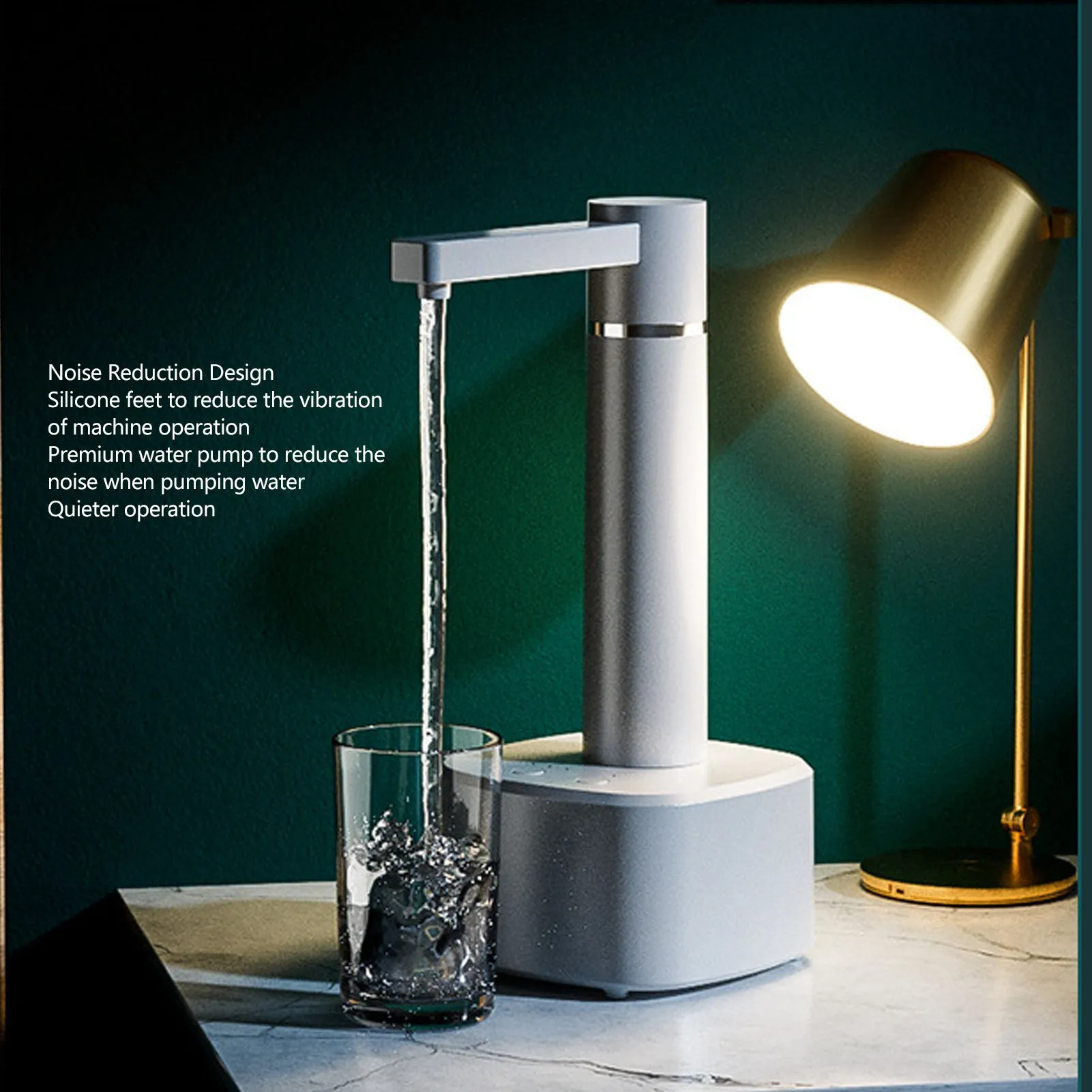 مضخة مياه كهربائية عالمية لشحن USB بطول 49 قدمًا، موزع زجاجات محمول للمنزل والسفر والتخييم #2