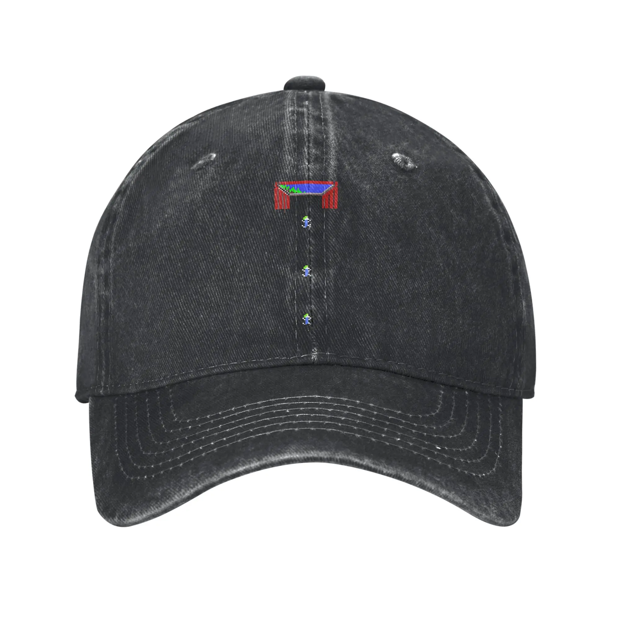 Lemmings Pixel Dos Game Fan Fashion Baseball Cap  Casual Men's Hat  Leisure Activity Men's Hat
