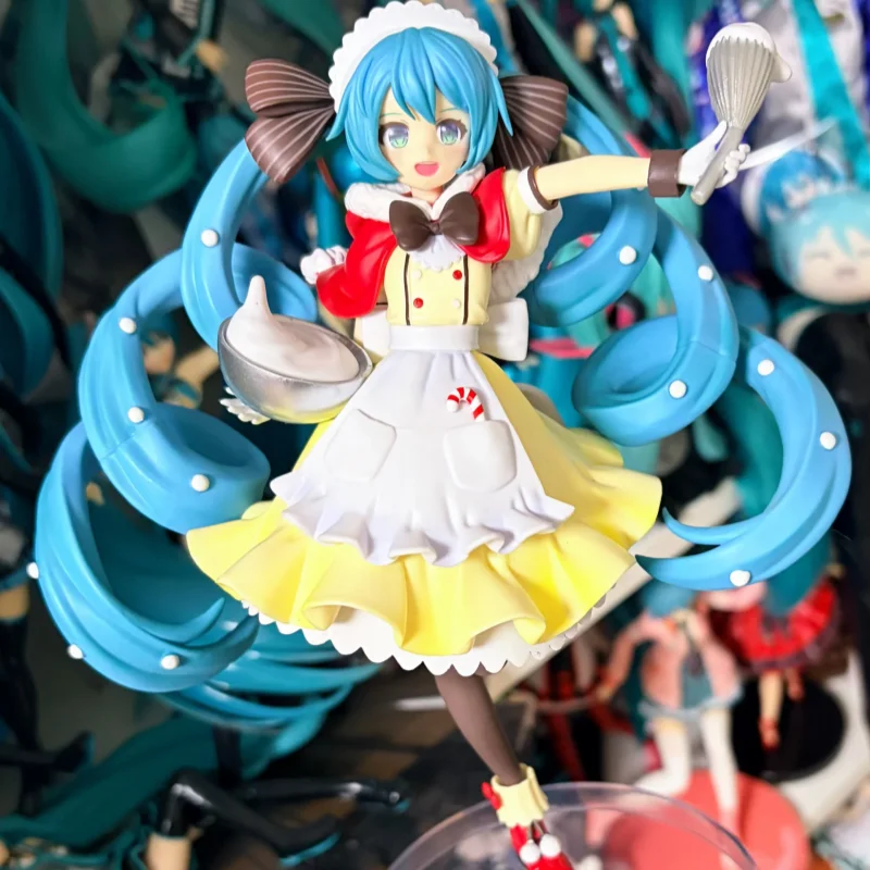 Oryginalna figurka akcji Sega Luminasta Hatsune Miku Christmas 2025, model anime, statuetka kolekcjonerska, ozdoba dekoracyjna, prezent świąteczny.