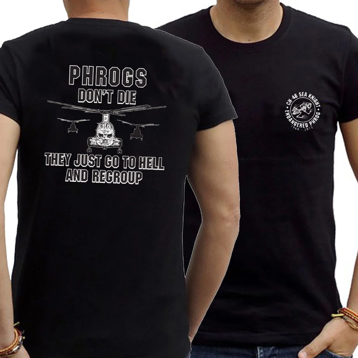 

US Marines Corps Bid 'Phrog' Farewell To CH-46E Sea Knight T-Shirt 100% Cotton O-Neck Summer Short Sleeve Casual Mens T-shirt