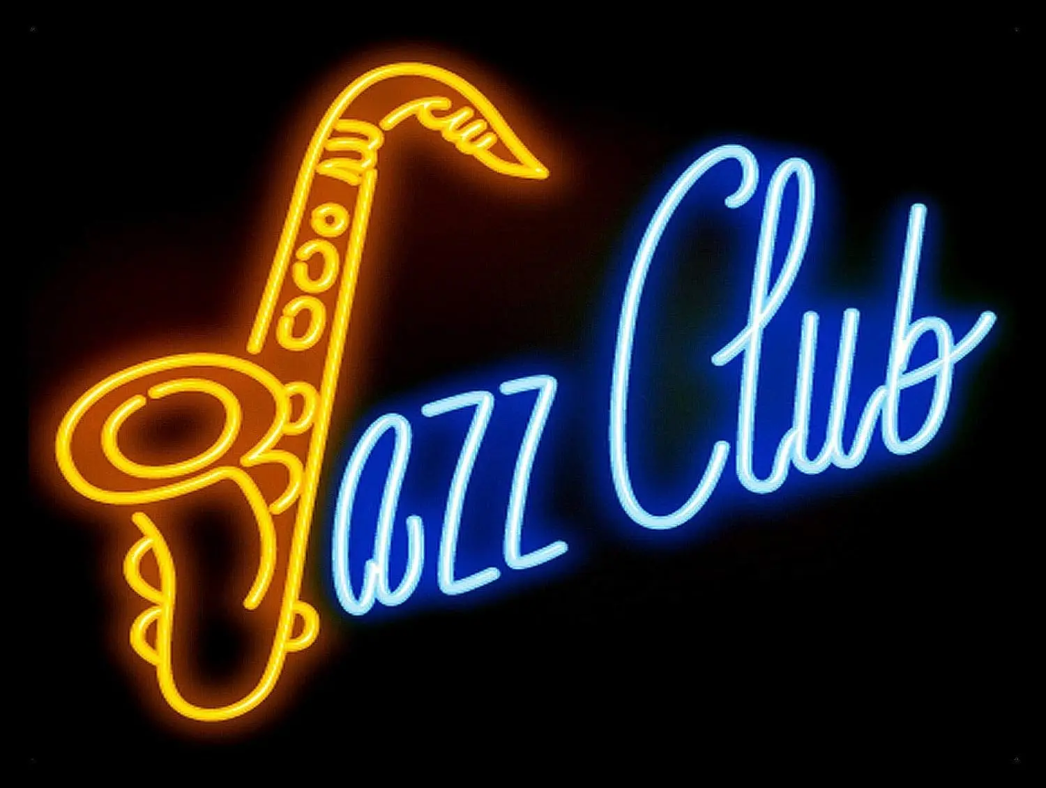 Metal Sign - Jazz Club Shabby-Chic Neon Prints Retro 12\