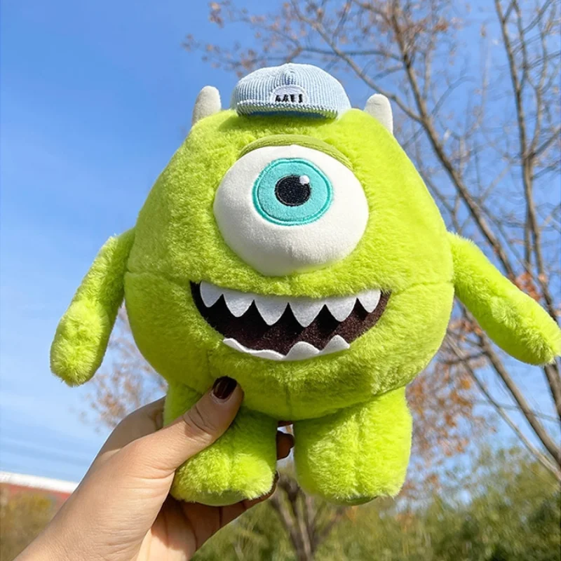 21/35cm Disney Monsters University Mike Pluszowa zabawka Zabawna kreskówka Duże oczy Anime Miękkie pluszaki Prezenty świąteczne dla dzieci Brithday