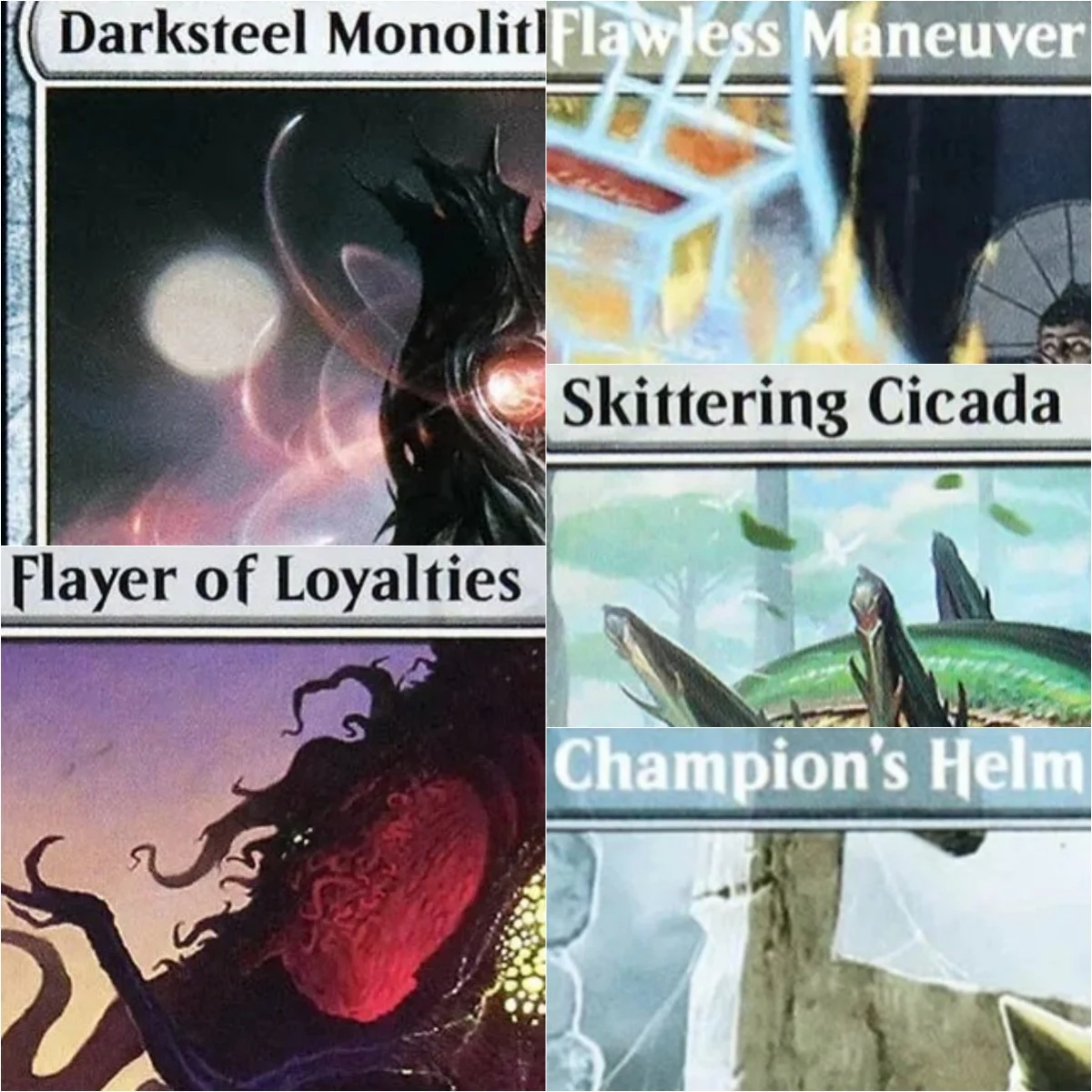 

Champions Helm / Rise of the Eldrazi Magical Proxy Black Top Quality Proxy Playing Cards Gathering Board Game Deck Trading Cards