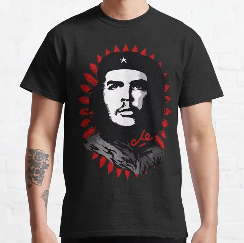 New Revolucion Hasta La Victoria Siempre Che Guevara Unisex T-Shirt for Men 100% Cotton Vintage Printed Tee Clothing Plus Size