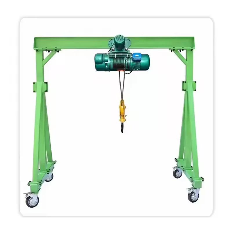 Deposit Trackless Electric Small Mobile Gantry Can Be Disassembled and Portable with Brake Casters and Can Be Customized InSize