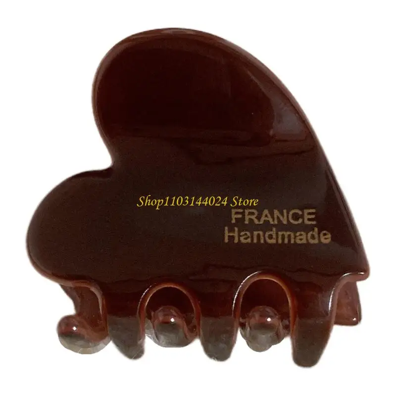 N5KE Fashionable Heart Hair Clip Clamp Claw Clip Hair Barrettes Delicate Large Headgear Hair Styling Tool Casual Wear