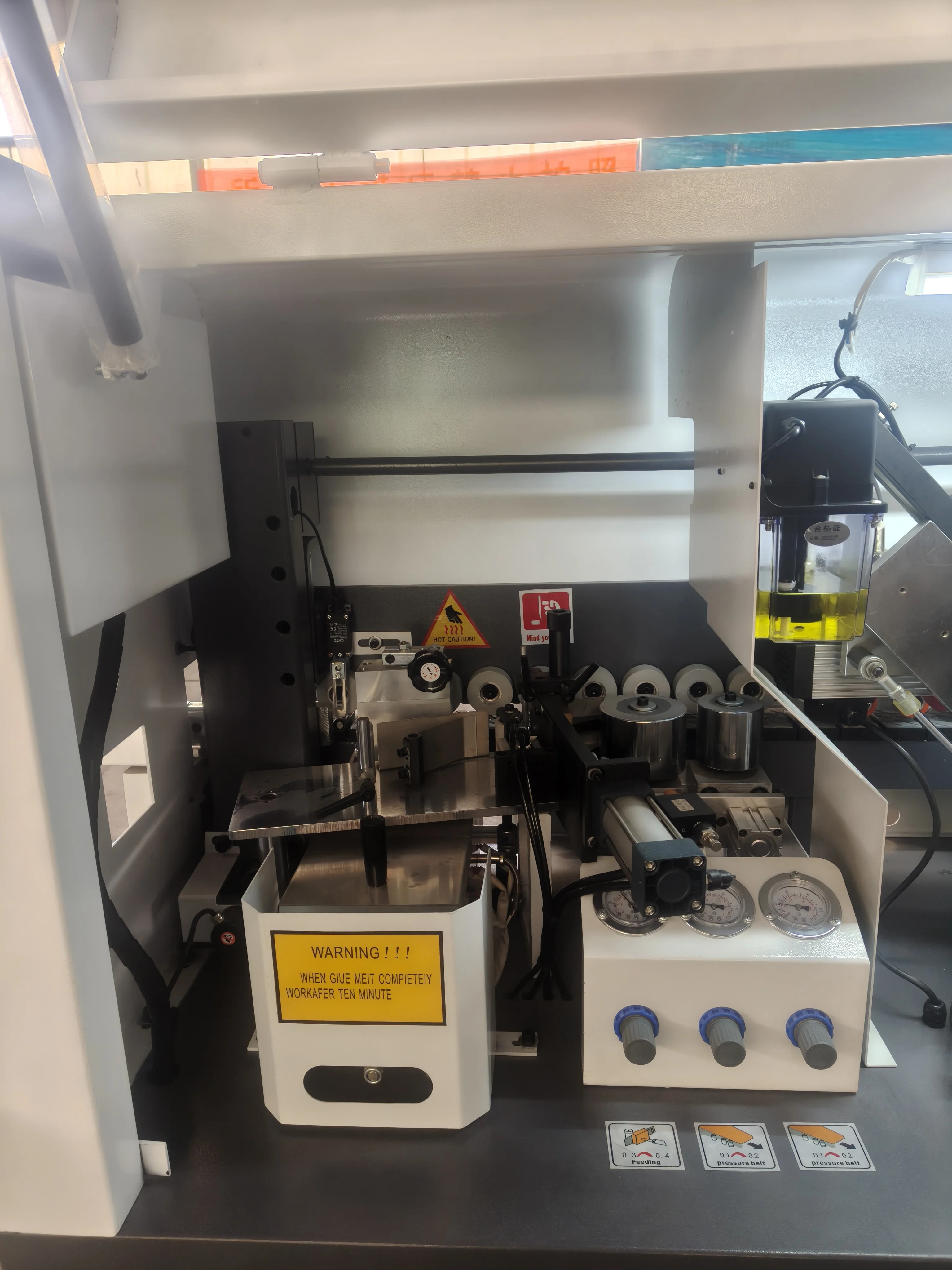 Automatic Woodworking Edge Banding Machine for Cabinet Door MDF Plywood Melamine Veneer Processing Production Line