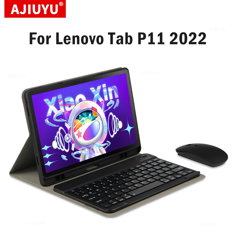 

Case For Lenovo Tab P11 2022 10.6" TB128FU Bluetooth Keyboard Case For XiaoXin Pad 2022 10.6 Tablet Stand Protective Cover Cases