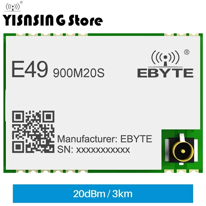 CMT2300A 868/915MHz SMD Wireless Module E49-900M20S SPI Hardware Module Long Range 3km IPEX/Stamphole Antenna Wireless Module