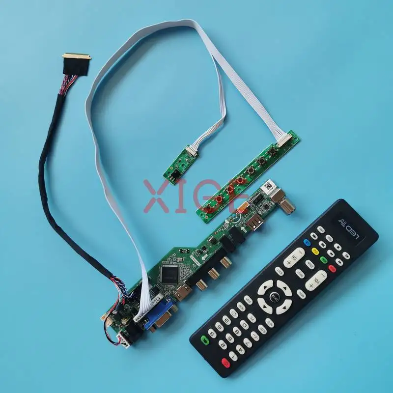 

For HSD173PUW1 N173HGE LP173WF1 B173HW01 Controller Board Kit DIY Laptop Display LVDS-40 Pin USB+AV+VGA+HDMI 1920x1080 1920*1080