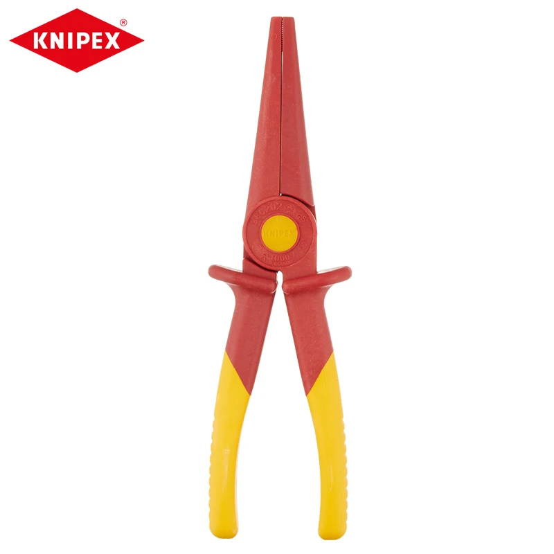 Knipex Ferramentas 98 62 02 Alicate Plástico Nariz Liso 1000v Isolado Snipe Longo Nariz Alicate