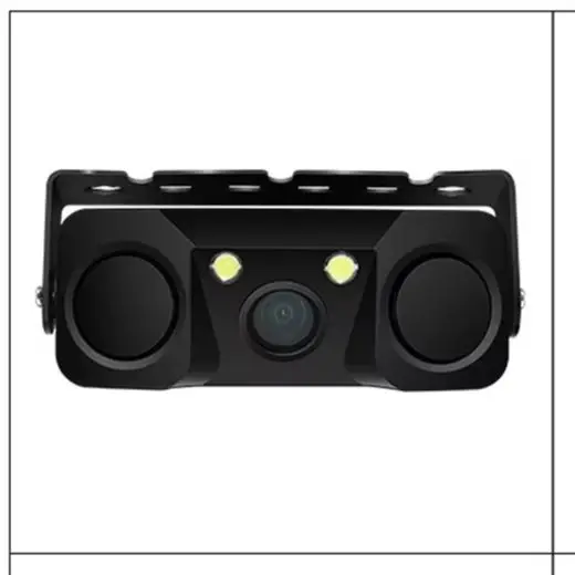 Distance Detection System LED Rear Camera For Nighttime Driving 170 Degree Wide Angle CVBS Video Mode 12V Voltage System