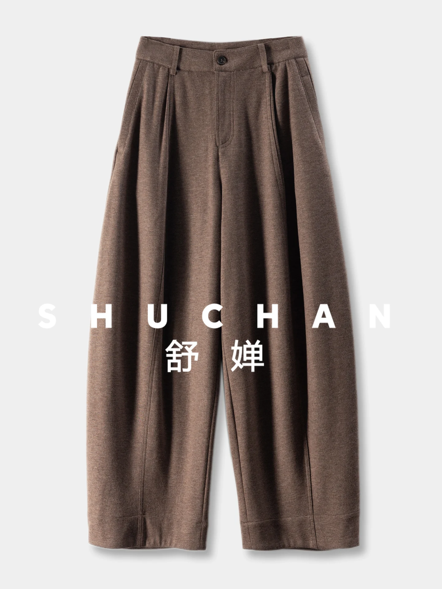 

High-waisted Sickle Wide-leg Pants Women's 75E5. Trousers Women Pantalones De Playa Mujer 2025 Trousers Women