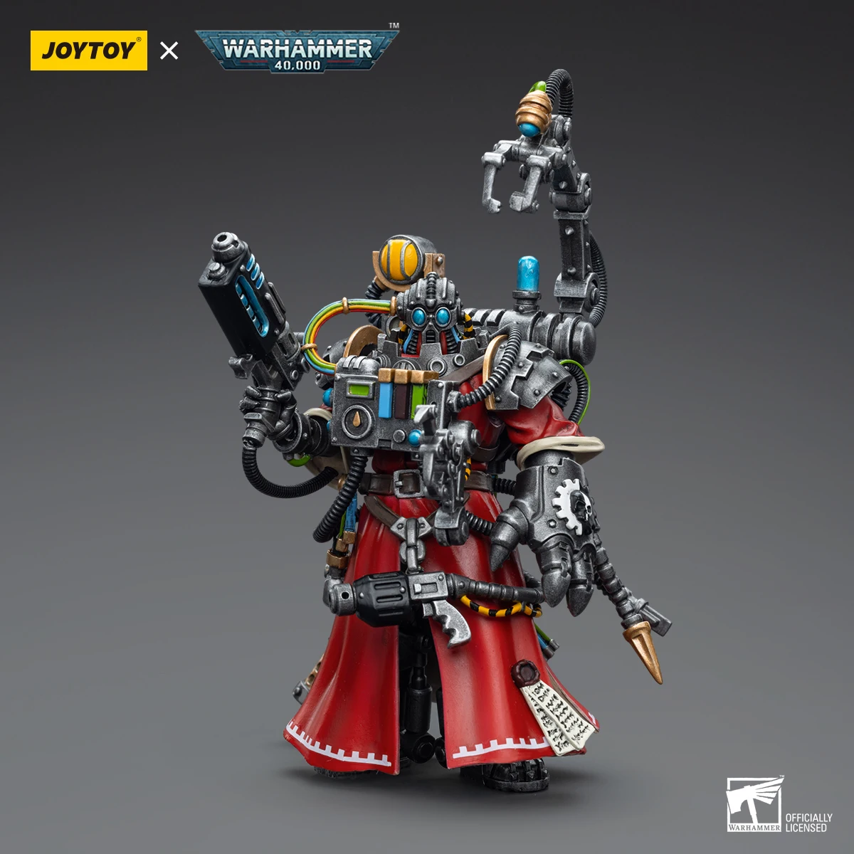 【JOYTOY】1/18 แอ็คชั่นฟิกเกอร์ Warhammer 40K Adeptus Mechanicus Cybernetica Datasmith เครื่องประดับของเล่นรุ่น