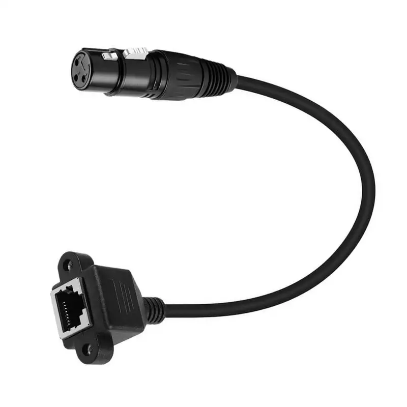 

Сетевой кабель RJ45 RJ45 3-контактный сетевой разъем Женский кабель-адаптер Ethernet Аудиоразъем Удлинитель контроллера Конвертер