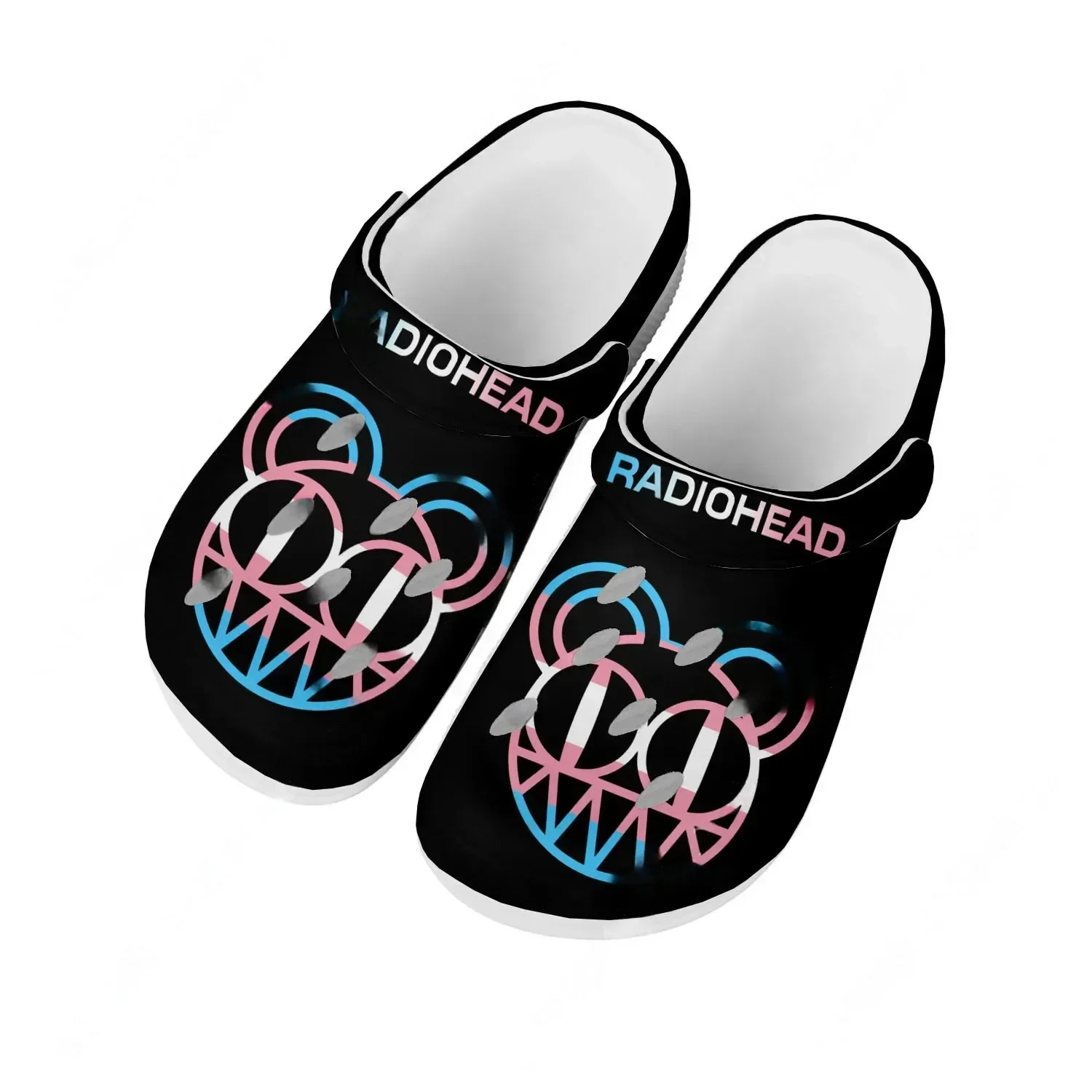 

Водные туфли Radiohead для мужчин и женщин: удобные, модные, для дома и сада, сабо, сандалии на заказ, пляжные дышащие тапочки с отверстиями
