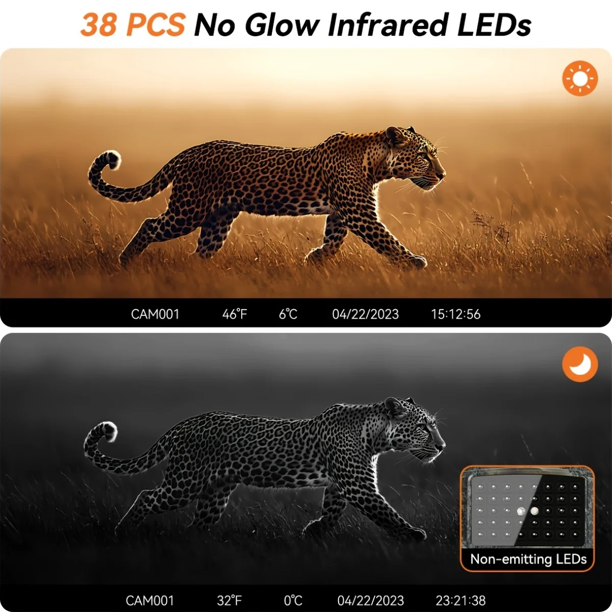 Hunting Camera Wild Infrared Night Vision Outdoor Motion Trail Game Cam Activated Tracking Photo Trap Cam Wild Surveillance image 3