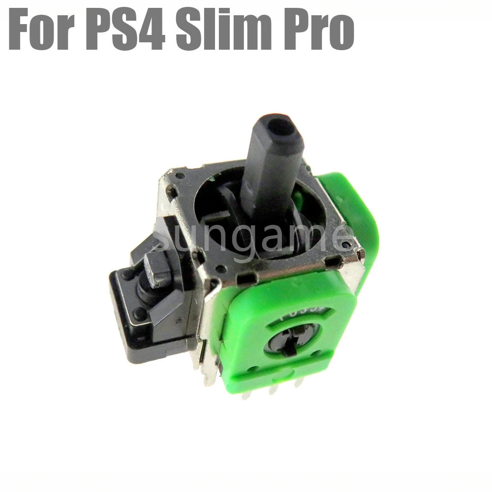 

2pcs Green 3D Joy Stick Analog Axis Joystick Module for Sony Playstation 4 PS4 Slim Pro Gamepad Contoller