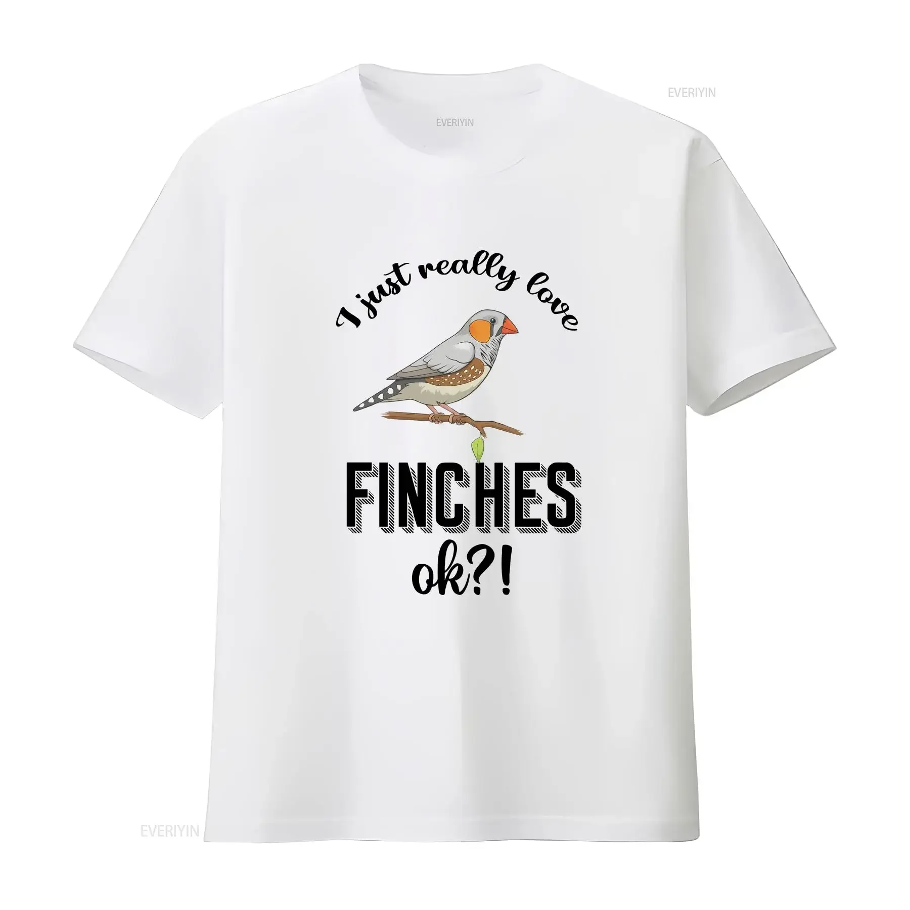 Camiseta Zebra Finch: ¡Me encantan las pinzones! Para amantes de las aves, madres de aves, propietarios de mascotas. Estilo vintage, lavado, versátil, suave, casual.