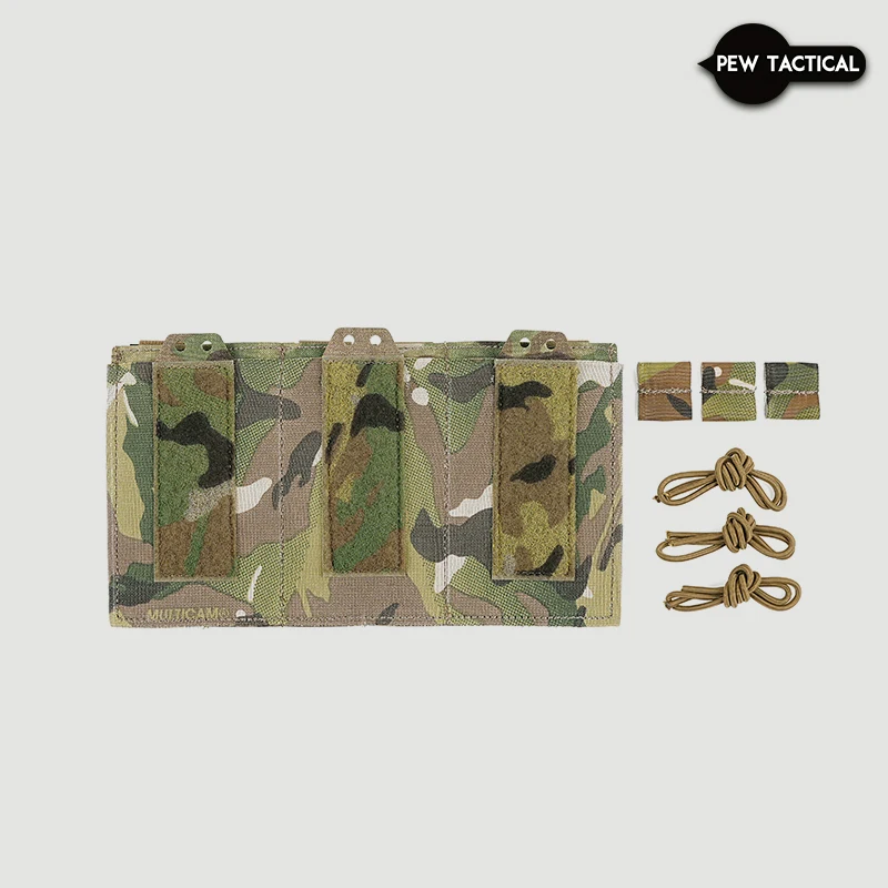 PEW TACTICAL SS Molle Triple Elastic Mag Bag Magazine Pouch Holder Multi-Purpose 556 Tool Kit PH107