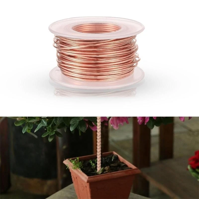 

20 Meter Electroculture Copper Wire for Plant and Vegetables Landscape Copper Wire Horticultural Decoration Supplies 37JD