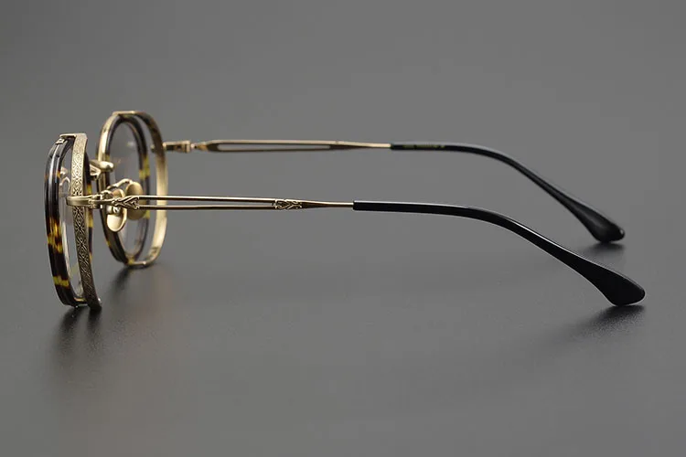 Titan Schildkröte Lesebrille Männlich Handgemachte Schmale Brillen Rahmen Anti Blaues Licht Gläser +1,0 1,5 1,75 2,0 – Detail 37