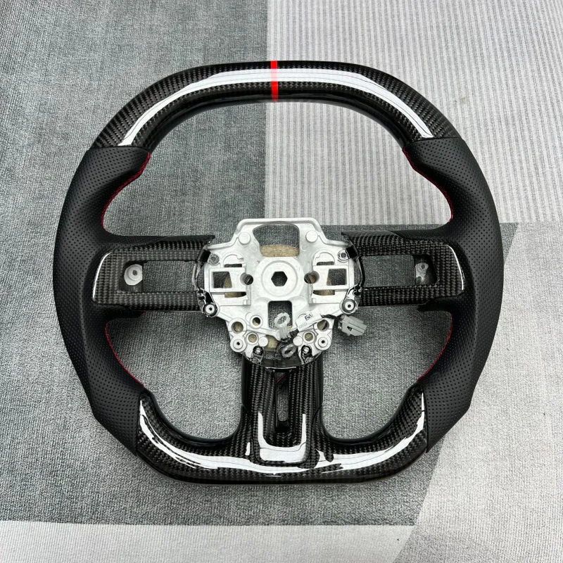 For Ford Mustang car steering wheel customization Hot-selling carbon fiber modification