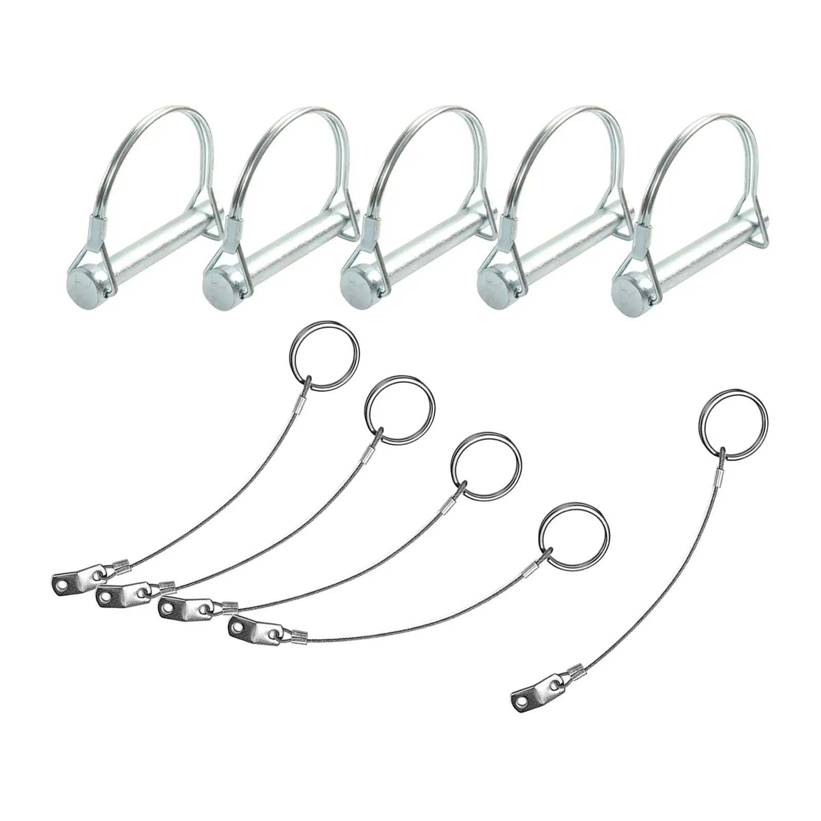 5x Generic Trailer Coupler Pin Set 1/4