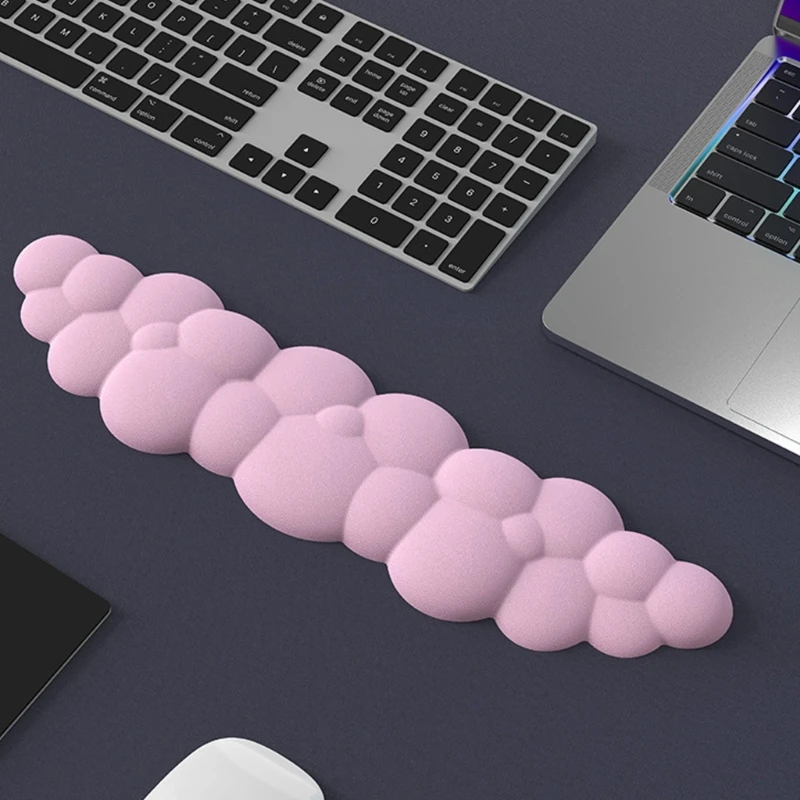 Cloud Shape Mouse Wrist Rest Pad PU Soft Hand Cushion Moves Anti-Slip Rubber Base With Wrist for Keyboard Mouse Drop Shipping
