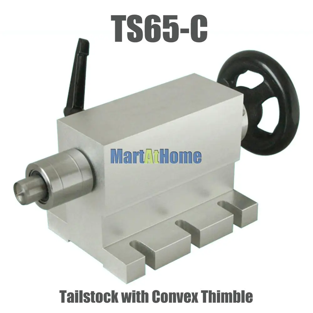 TS65-A/B/C CNC Rotary Indexer Tailstock with Thimble Center Height 65MM for CNC Rotary Table, Mill, Lathe