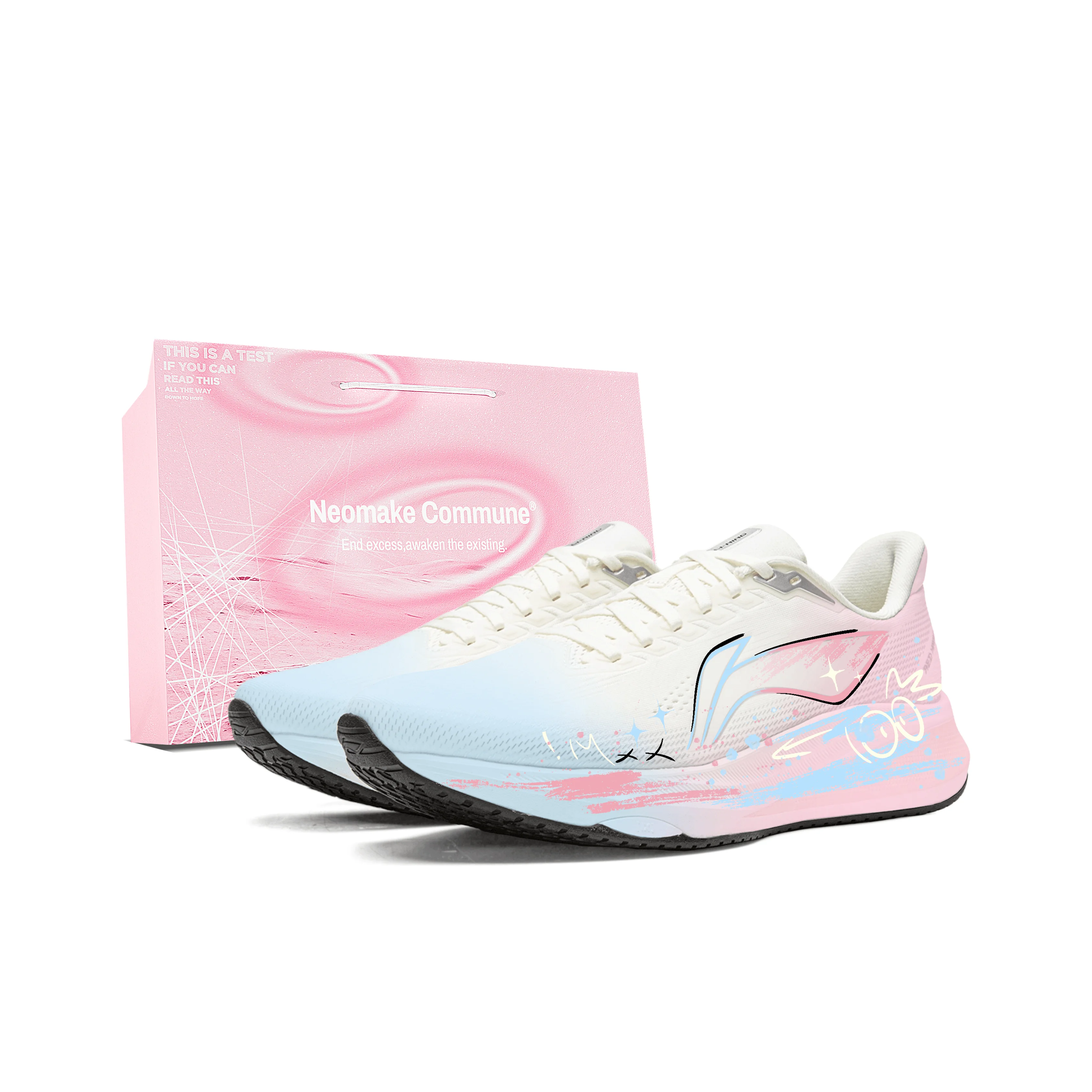 chaussures-de-course-li-ning-red-hare-9-unisexe-coupe-basse-degrade-de-couleurs-rose-bleu-et-blanc-arpw003-8-team1957-ld