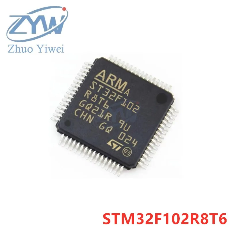 STM32F102R8T6 LQFP-64 STM32F STM32F102 STM32F102R8T 48MHz 64KB ARM Cortex-M3 chip 32-bit microcontroller MCU New original