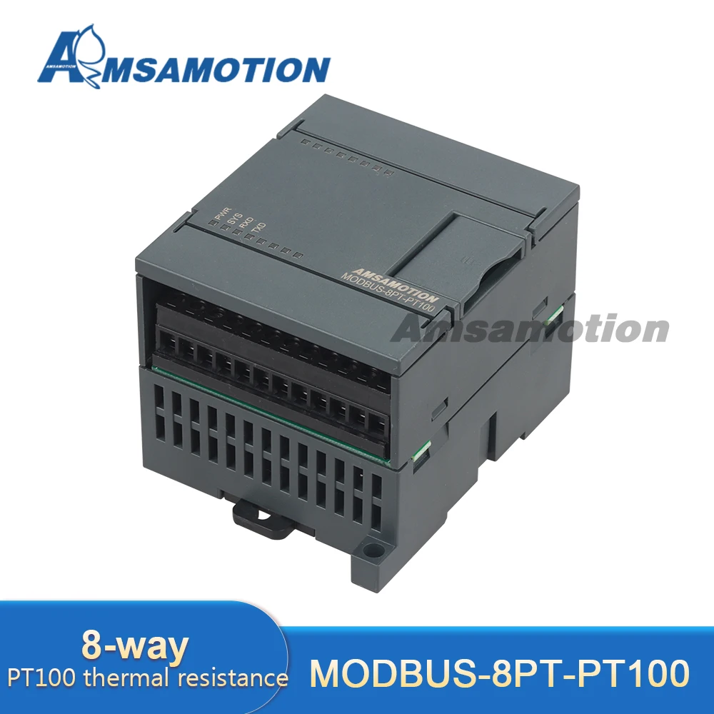 Modbus MR2-AR8-PT100 Module Measure 8 PT100 0.1℃ Thermal Resistance Signal RS485 2 3 Wire RTD Connection 8PT RTD Sensor