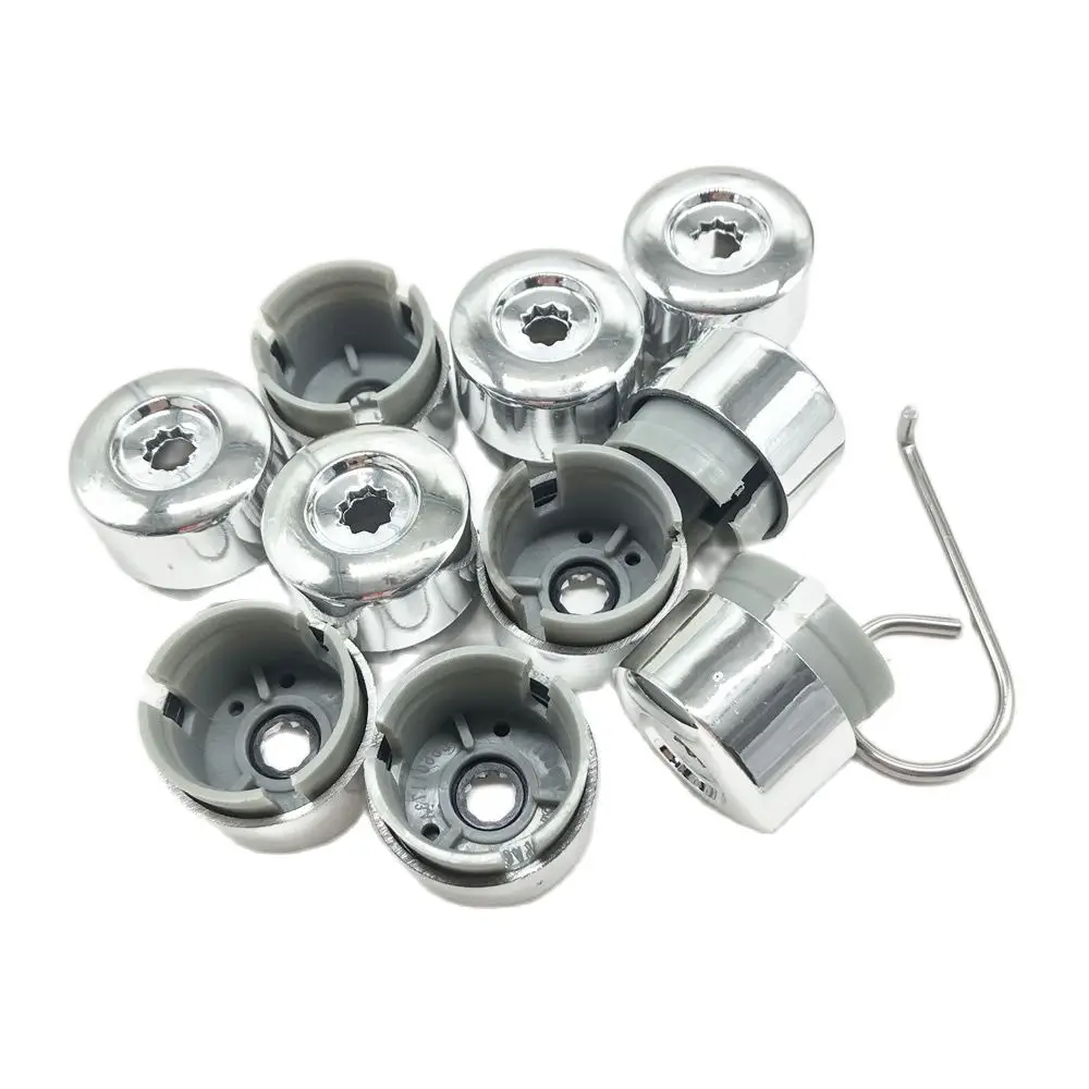 20x Wheel Lug Bolts Screw Caps Cover for Volkswagen VW Touareg 2004 2005 2006 2007 2008 2009 2010 2011 2012 2013 2014