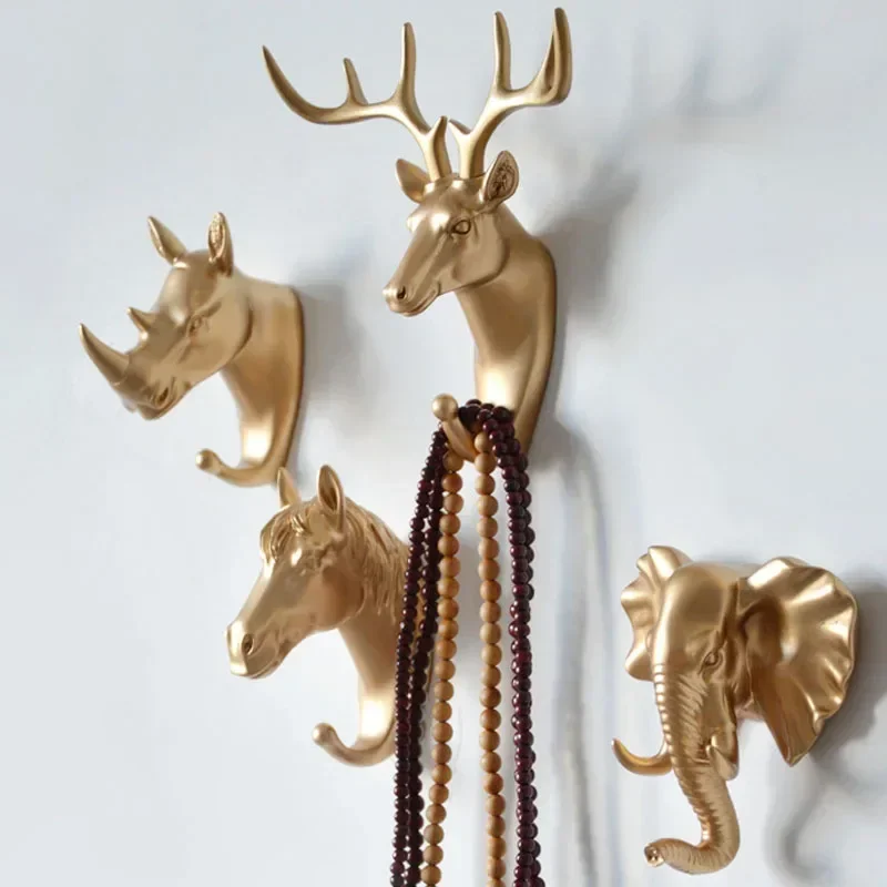 Wall-mounted Hooks, Wall-mounted Coats, Hats Giraffes Elk, Elephant Hooks, Bathroom Accessories, Animal Head Frames, Decorations