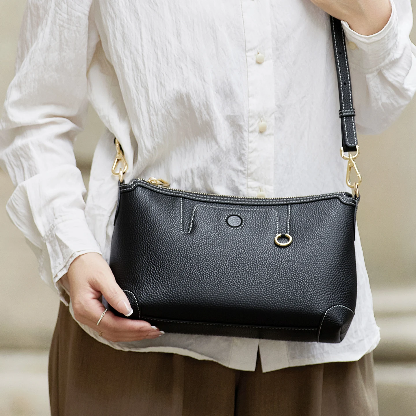 2026 New Listed ZOOLER Brand Women Genuine Leather Shoulder Messenger Bags Purses Top Ladies Cow Skin Bag Crossbody Style #AL752