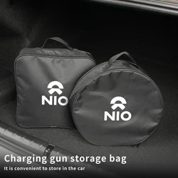 EV Car Charging Cable Storage Box Electric Vehicle Charger Cables Carry Bag For Nio ES6 EC6 ES8 2018-2020 ET7 EP9 Eve ET5