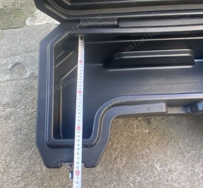 Off-Road Motorcycle  ATV Trunk - Lockable Storage Box with Comfortable Backrest Accessory