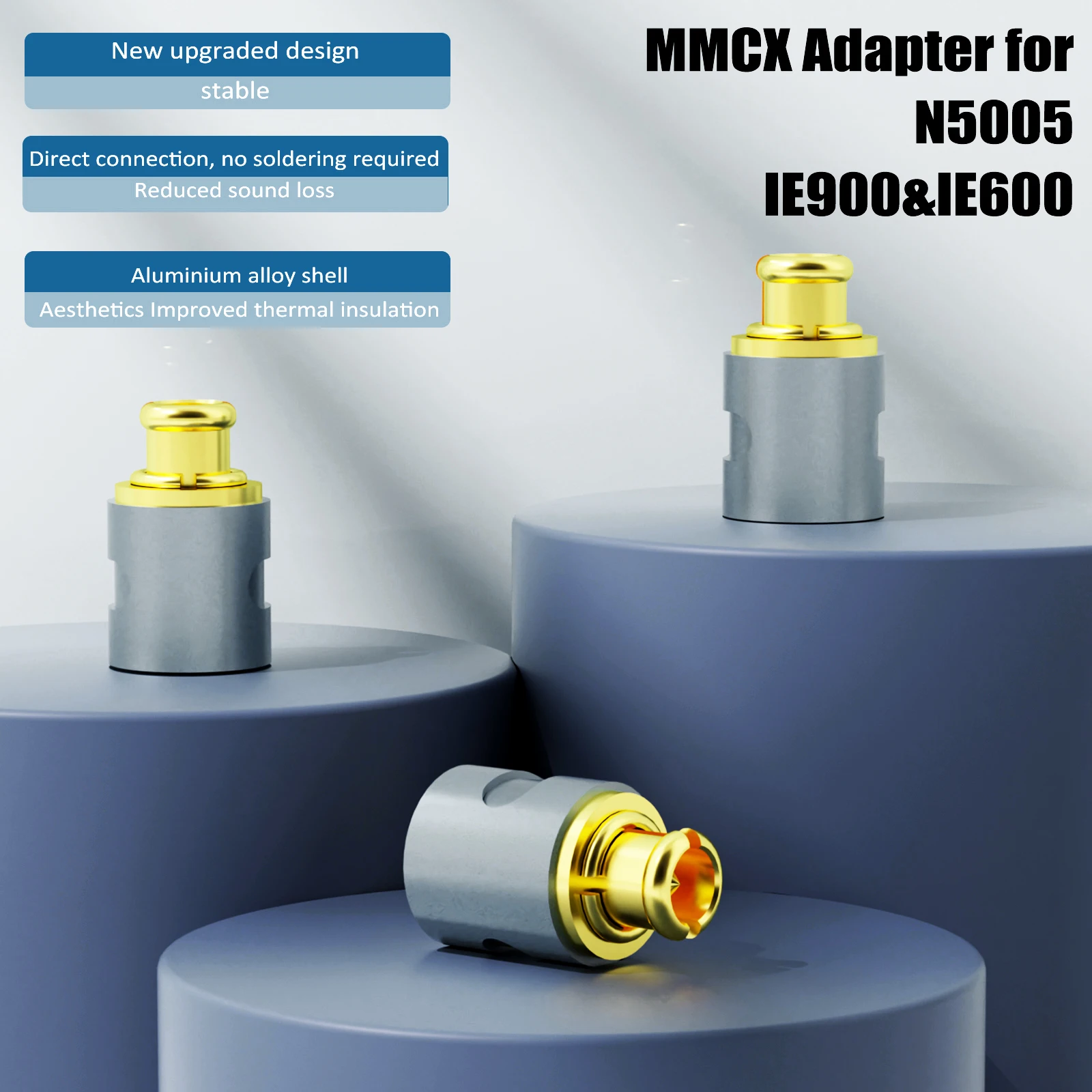 MMCX إلى 3.5 مللي متر محول JH إلى mmcx سماعة محول MMCX إلى 0.78 لتقوم بها بنفسك سماعة ستيريو موصل MMCX إلى EXK محول جاك