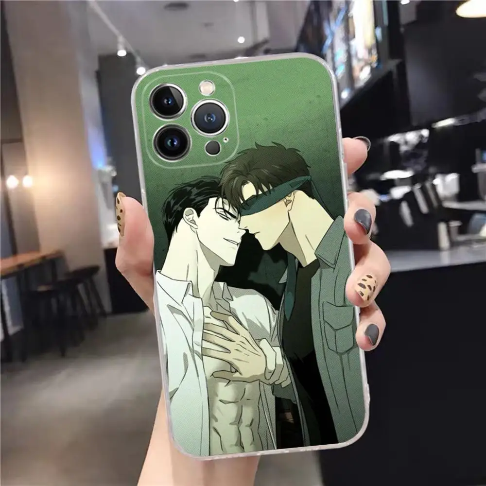 Under the Green Light Phone Case For iPhone 15 14 11 12 13 Mini Pro XS Max Cover 6 7 8 Plus X XR SE 2020 Funda Shell