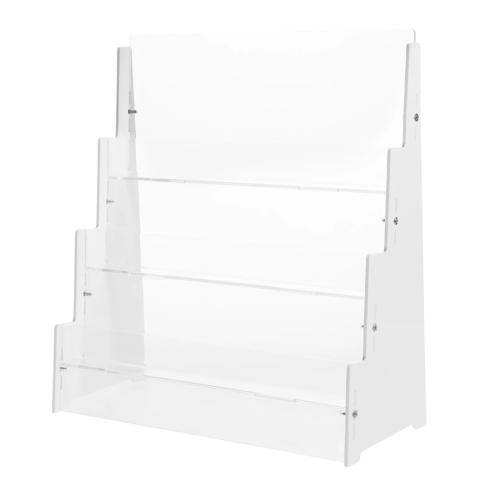 

s Baseball Card Storage Box Clear Acrylic Display Case White Color Sports Card Holder Desk Shelf Compatible