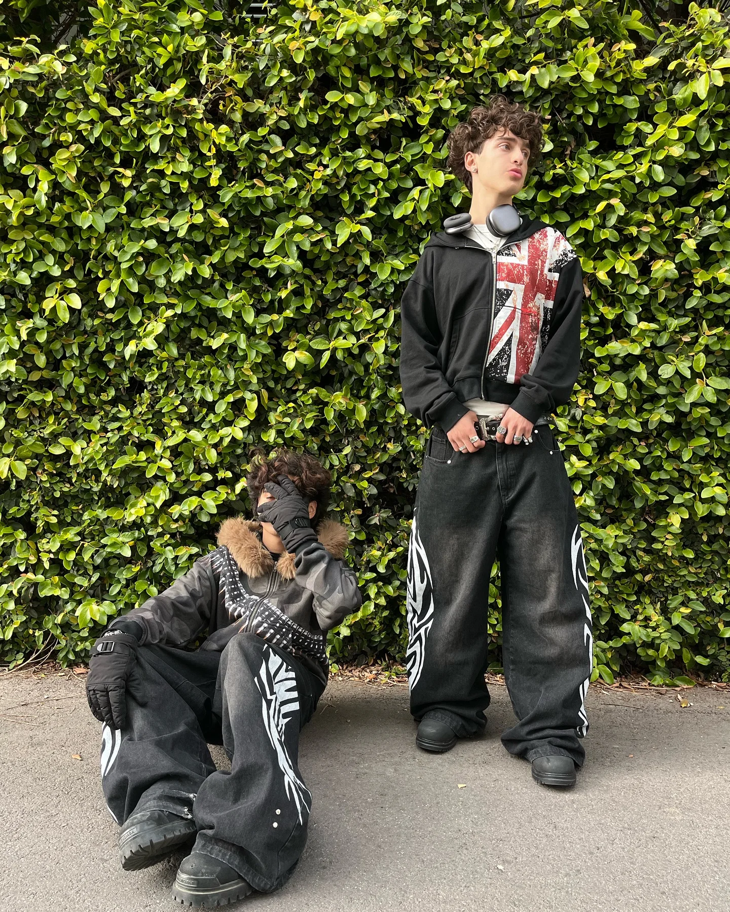 

Harajuku uk print hoodie sportswear gothic sweatshirt oversized y2k tops couples streetwear zip up hoodie men clothing