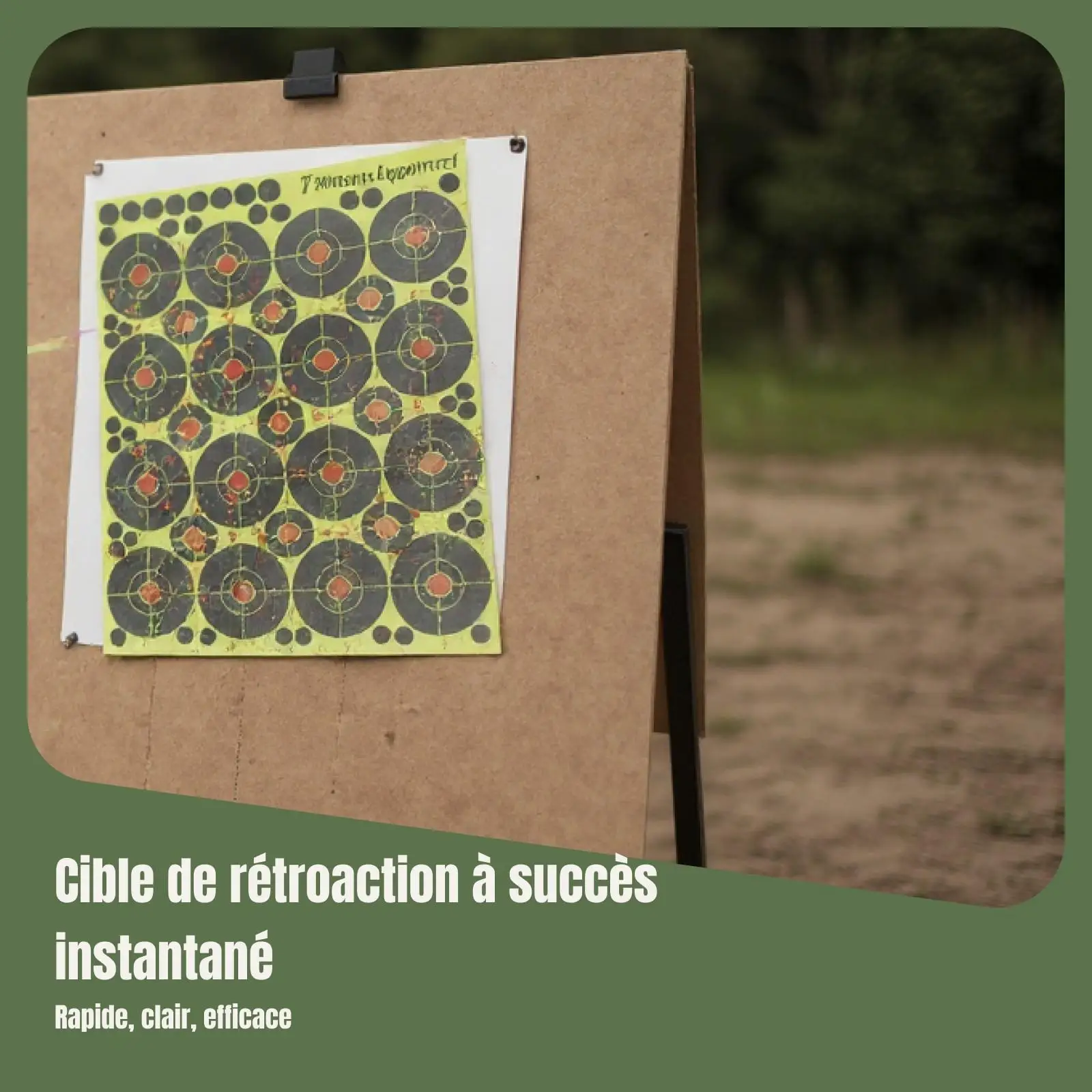 Shooting Paper Target with Reactive Splatter Rings Self-adhesive Practice Sticker for Training Range