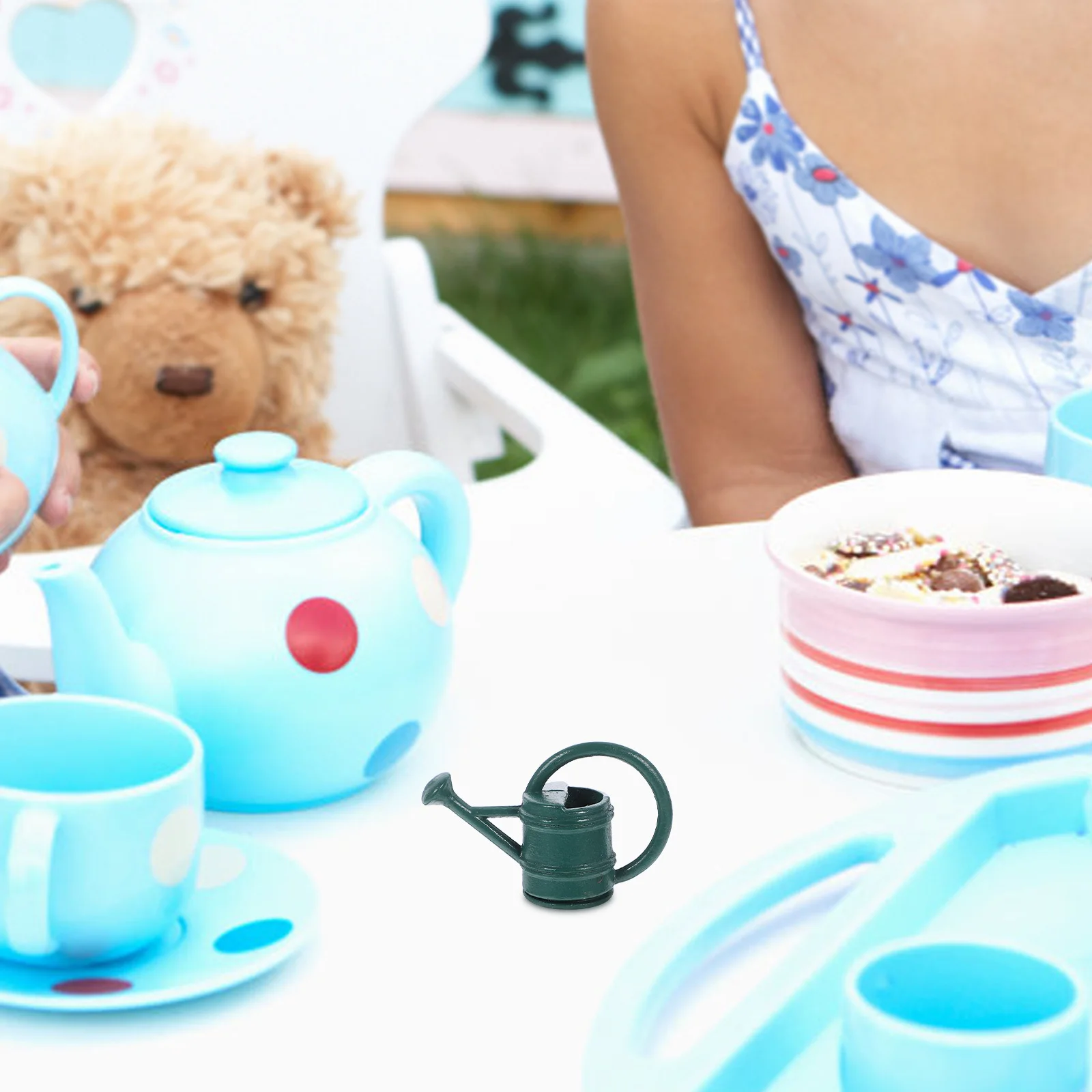 

Sturdy Iron Mini Watering Can For Garden Indoor Outdoor Decoration Teaching Propsmall Lightweight Metal Flower Pot