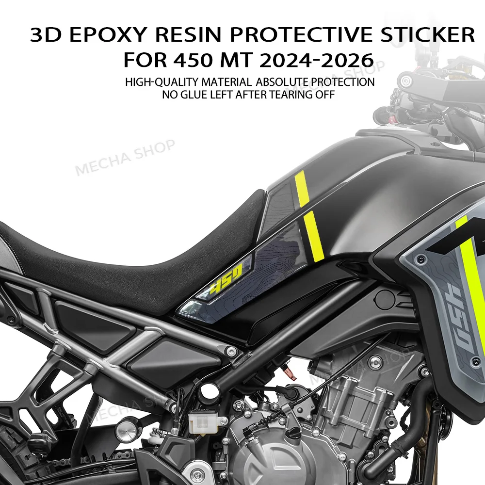 

3D Adhesive Tank Pad Motorcycle Tank Protection For CFMOTO 450MT 2024 2025 2026