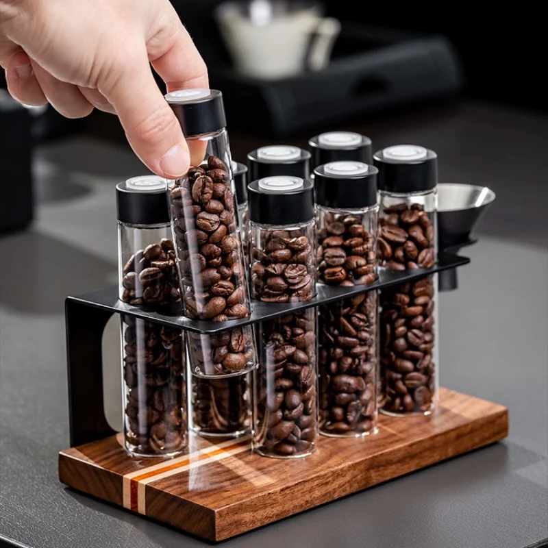 Coffee Beans Container Tube Display Beans Storage Single Dose Tea Exhaust Valve Barista Tool Espresso Accessory Coffeeware